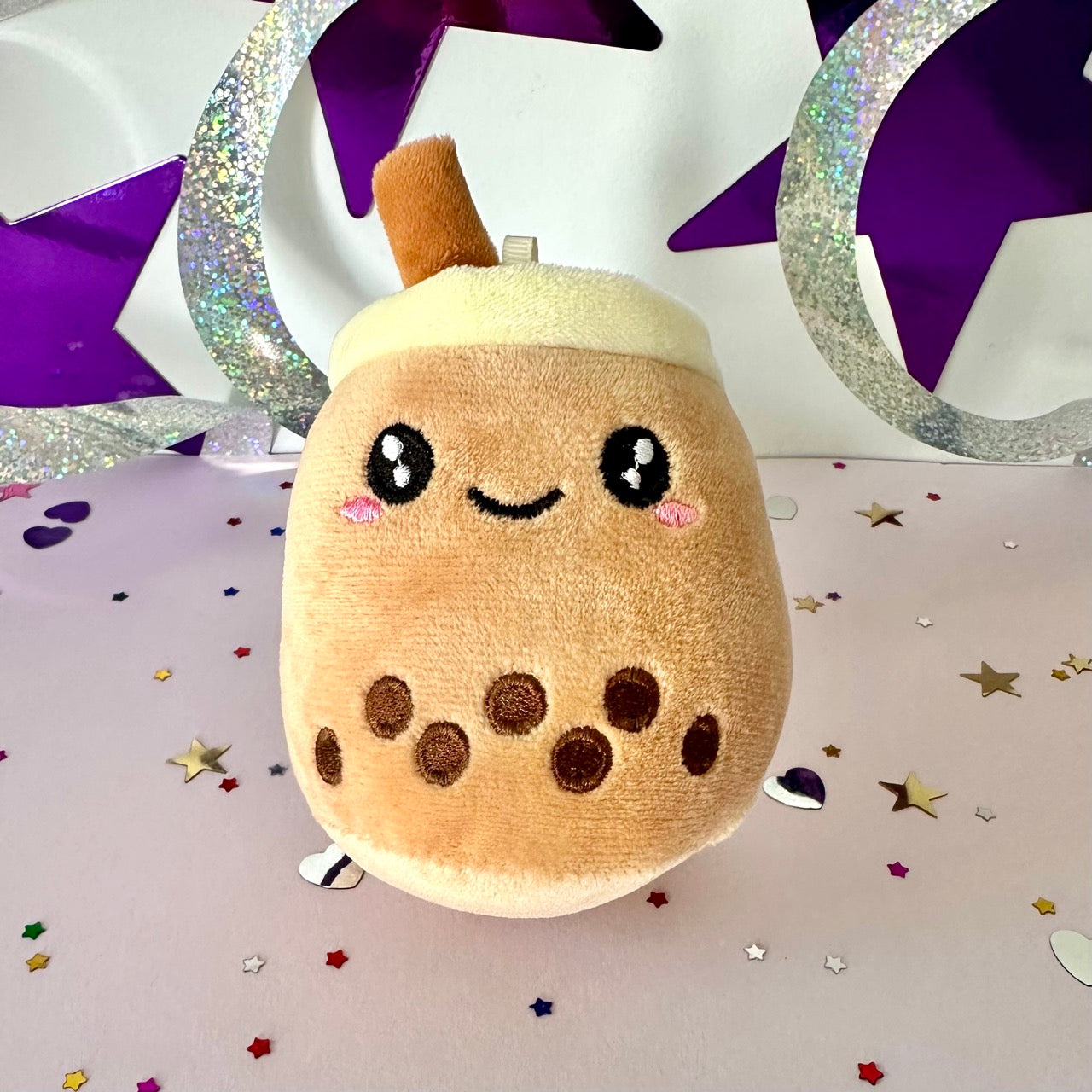 Boba Tea Plush Brown