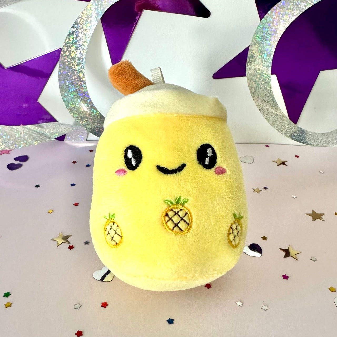 Boba Tea Plush Yellow