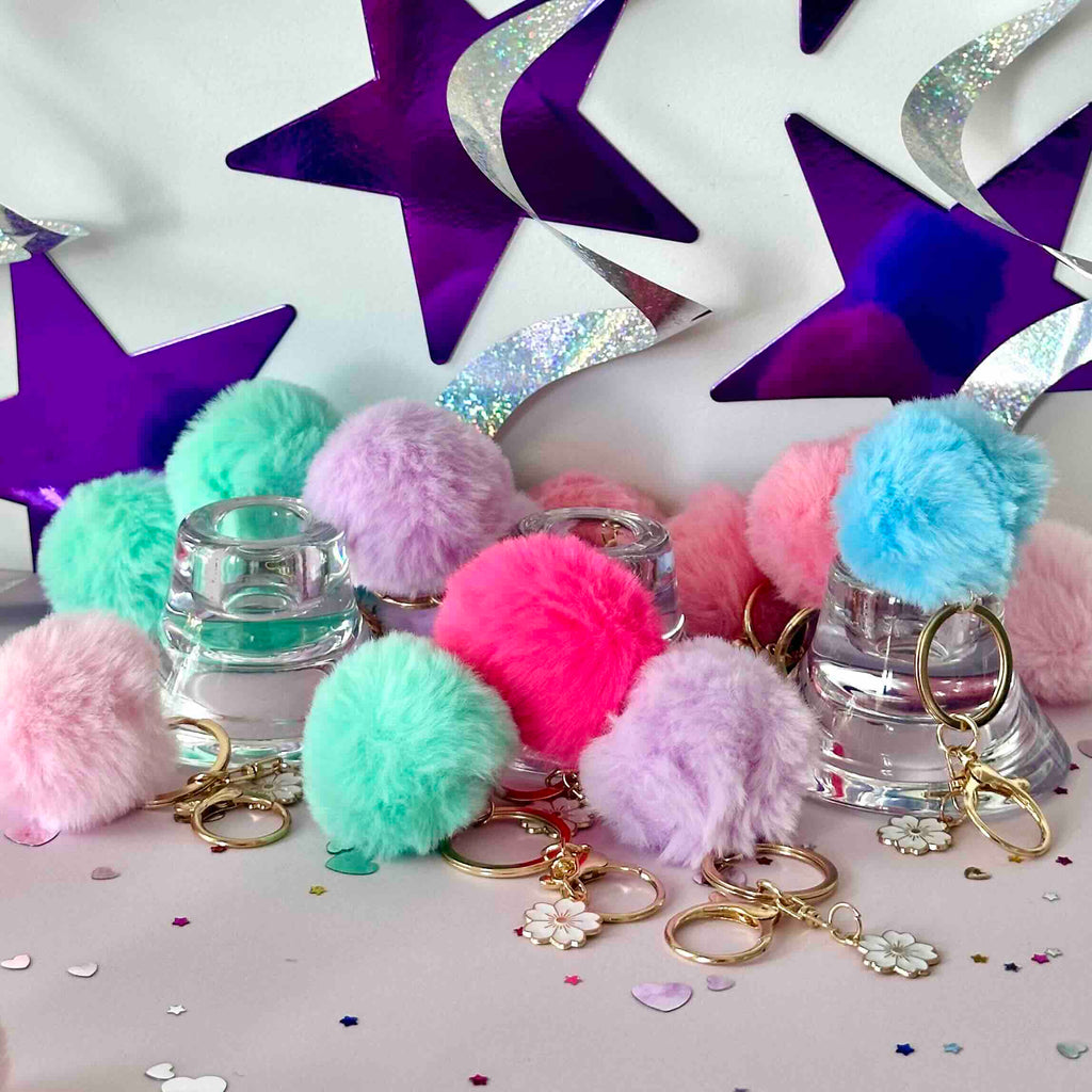Fluffy Bag Keychain
