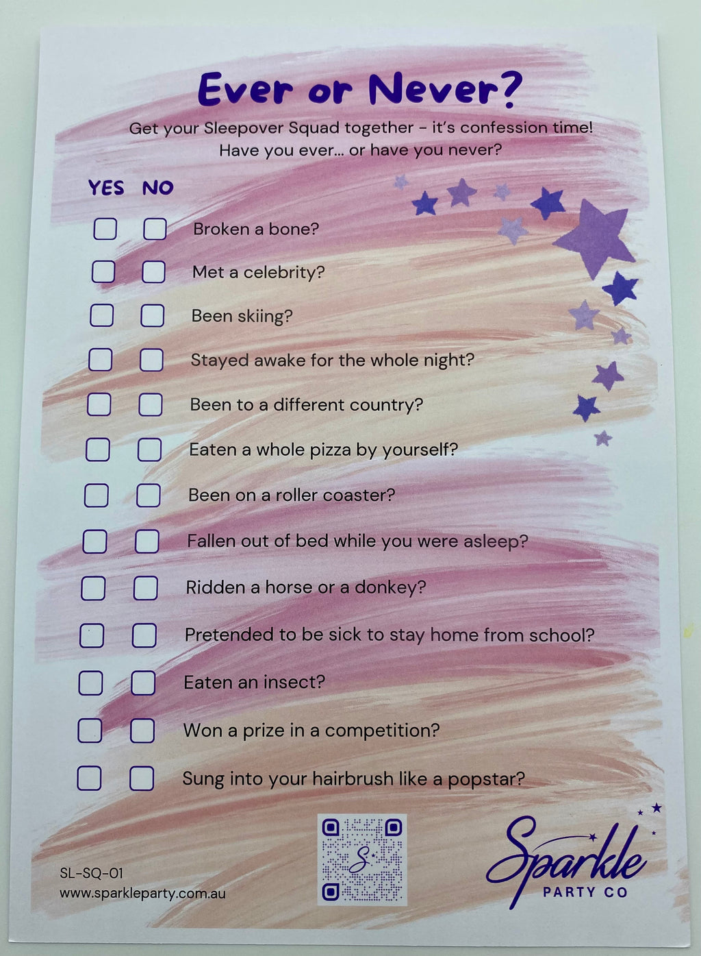 Sleepover Squad Party Games