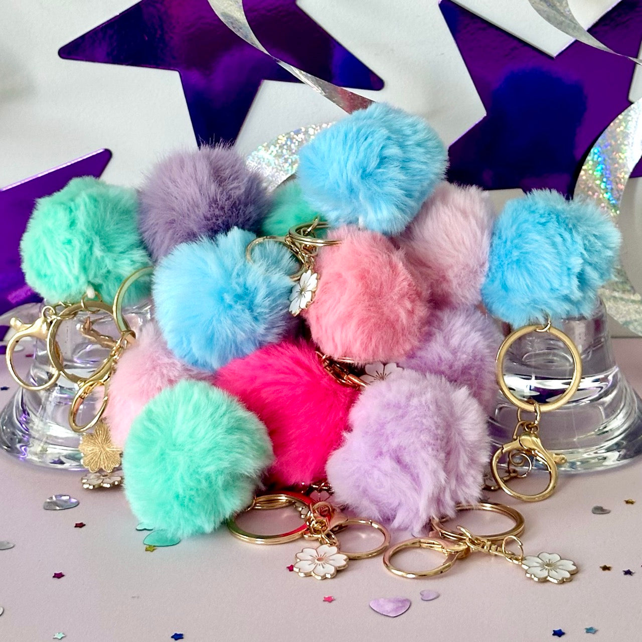 Plush Keyring Bag Charm