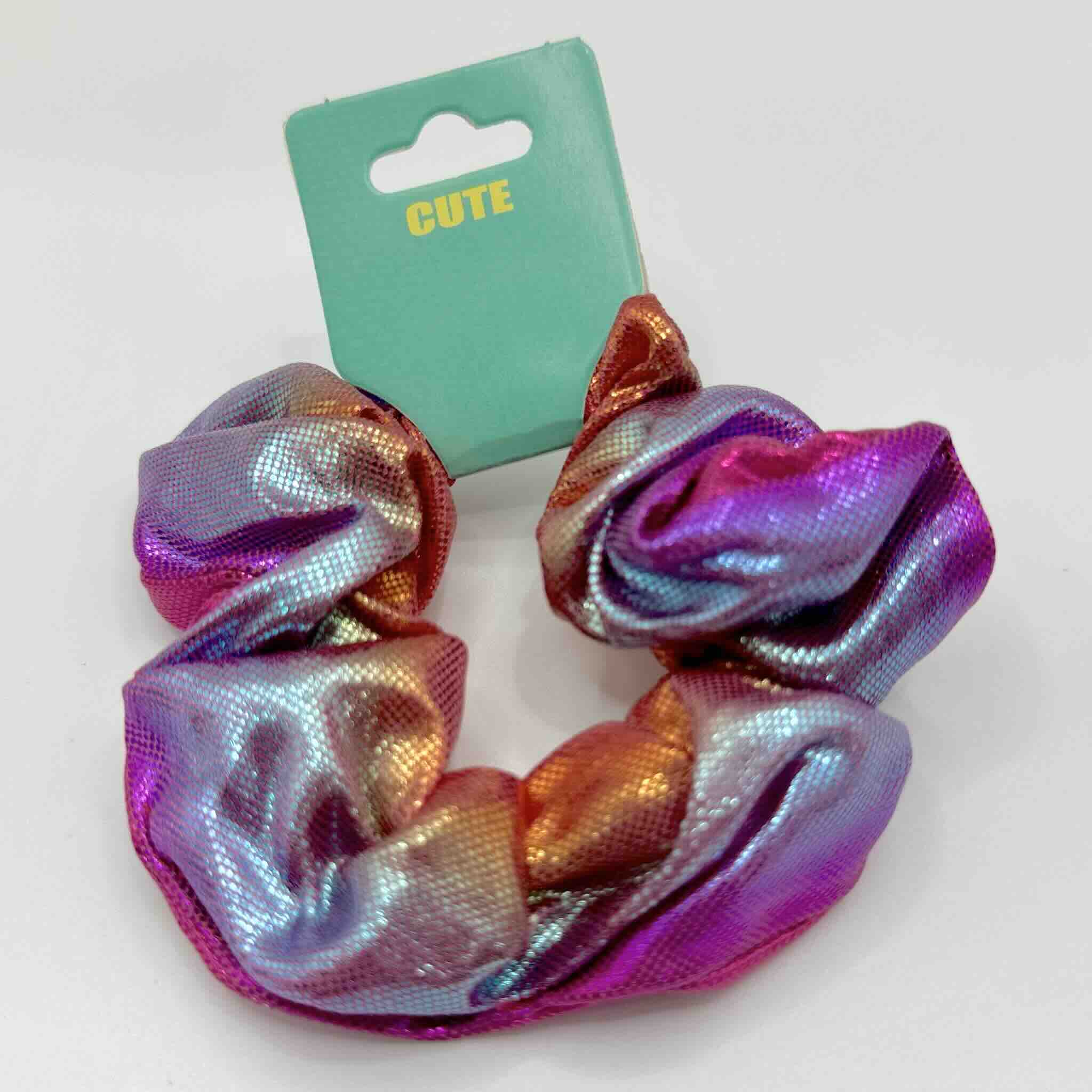 Rainbow Scrunchie