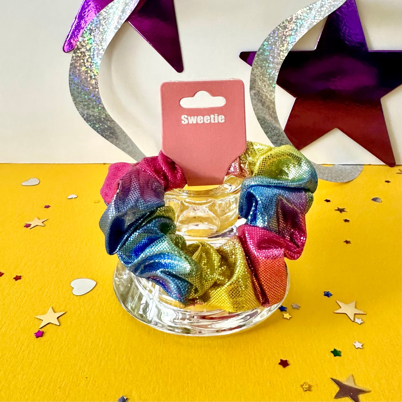 Rainbow Scrunchie