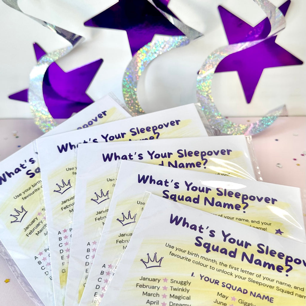 Sleepover Games