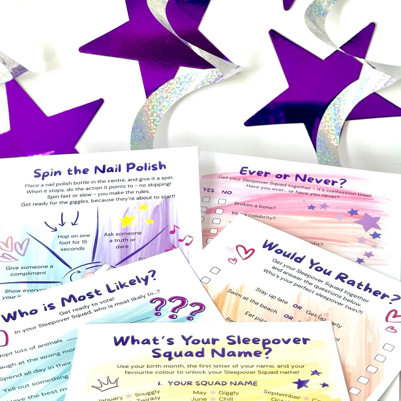 Sleepover Games for Girls